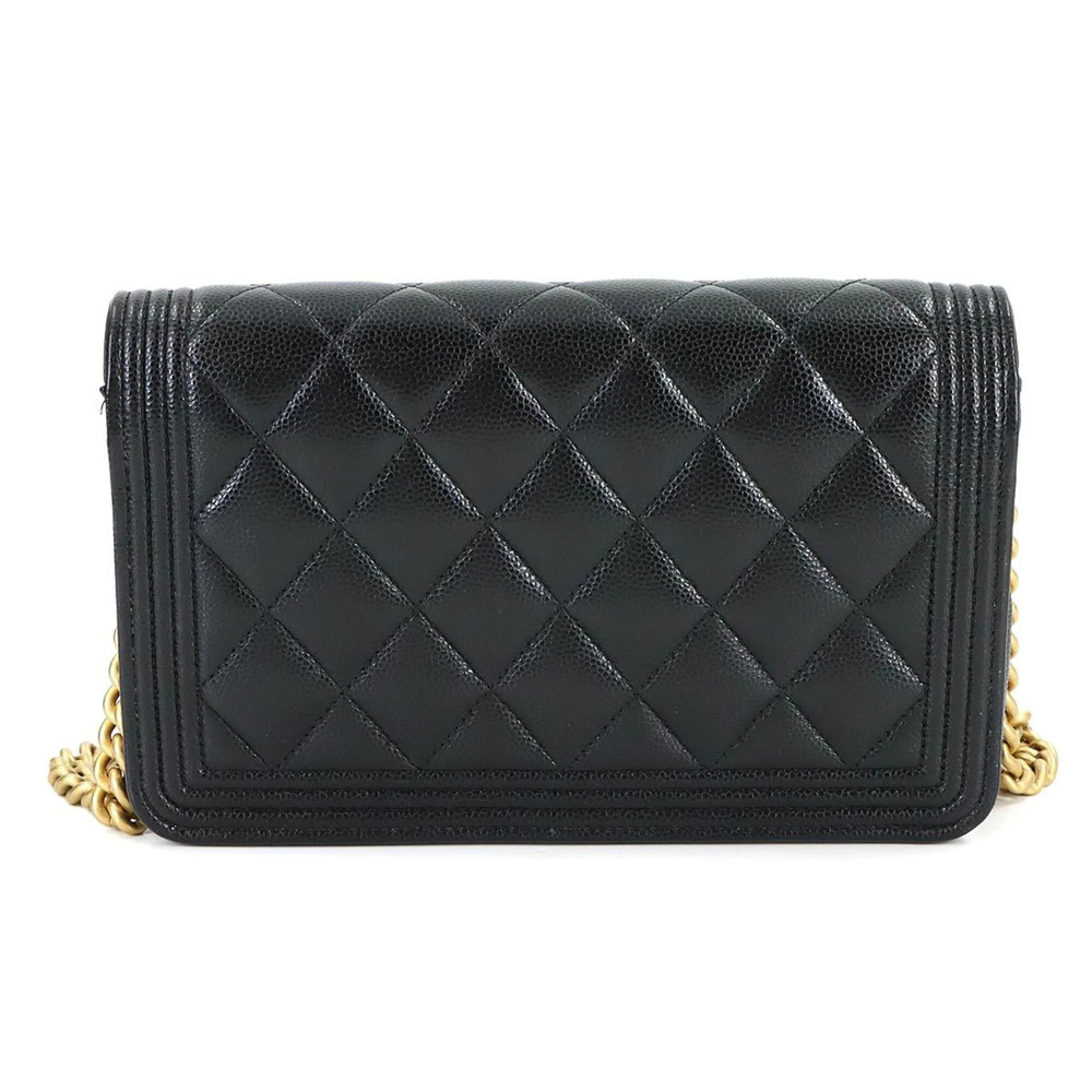 CHANEL Black Caviar Leather Wallet - Picture 3 of 10